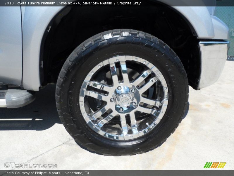 Silver Sky Metallic / Graphite Gray 2010 Toyota Tundra Platinum CrewMax 4x4