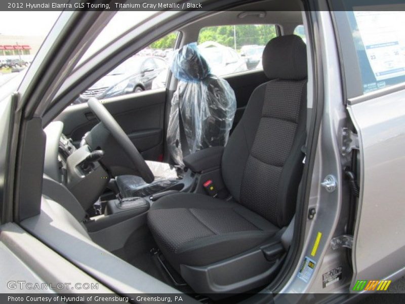 Titanium Gray Metallic / Black 2012 Hyundai Elantra GLS Touring