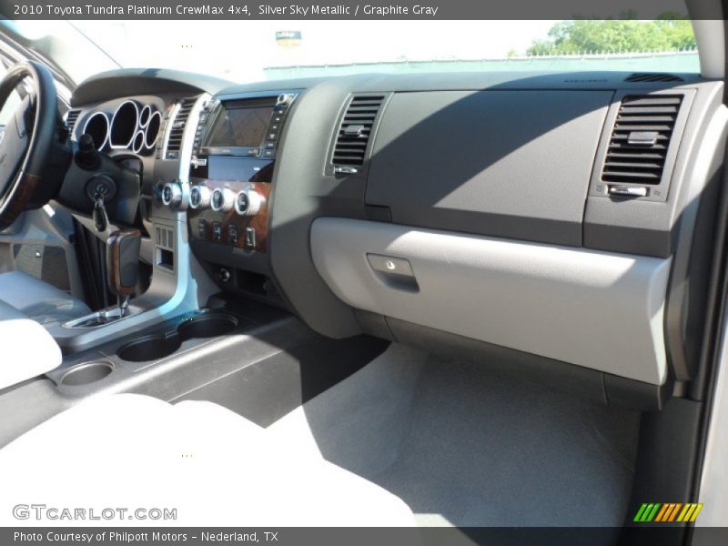 Silver Sky Metallic / Graphite Gray 2010 Toyota Tundra Platinum CrewMax 4x4