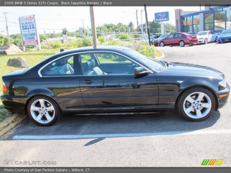 Black Sapphire Metallic / Black 2006 BMW 3 Series 325i Coupe