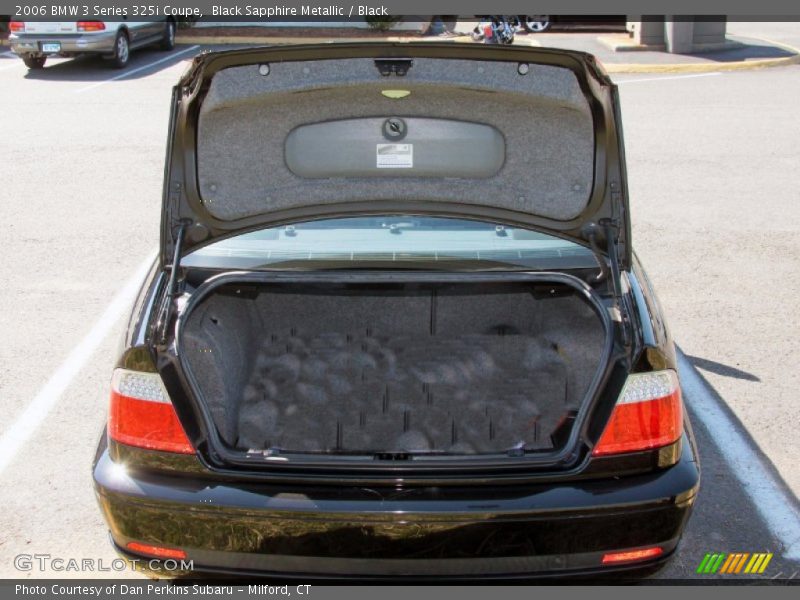 Black Sapphire Metallic / Black 2006 BMW 3 Series 325i Coupe