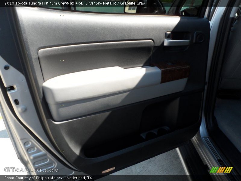 Silver Sky Metallic / Graphite Gray 2010 Toyota Tundra Platinum CrewMax 4x4