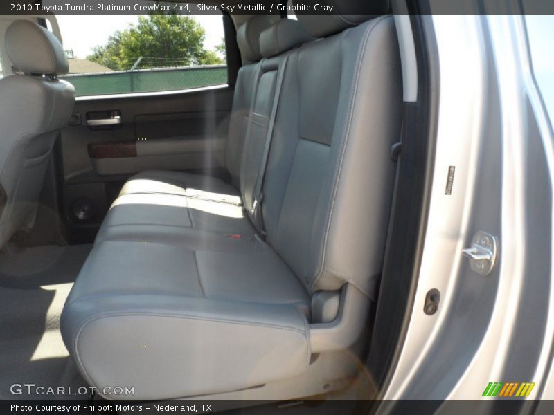 Silver Sky Metallic / Graphite Gray 2010 Toyota Tundra Platinum CrewMax 4x4