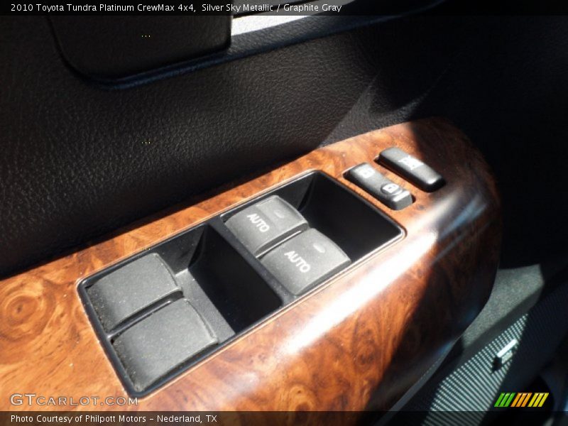 Silver Sky Metallic / Graphite Gray 2010 Toyota Tundra Platinum CrewMax 4x4