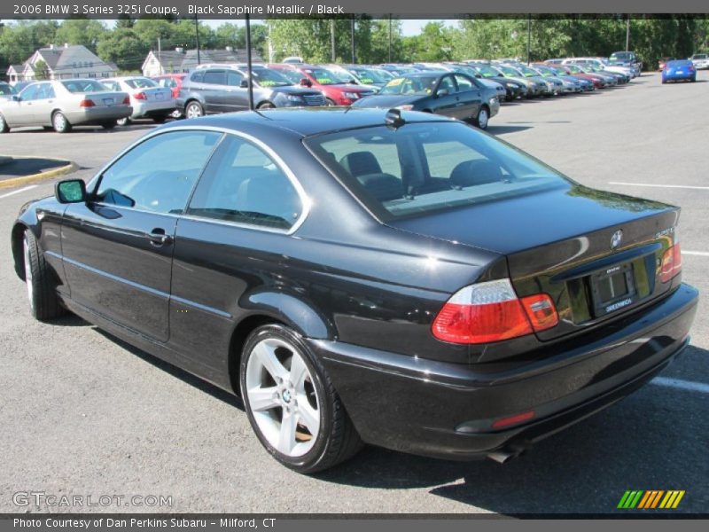Black Sapphire Metallic / Black 2006 BMW 3 Series 325i Coupe