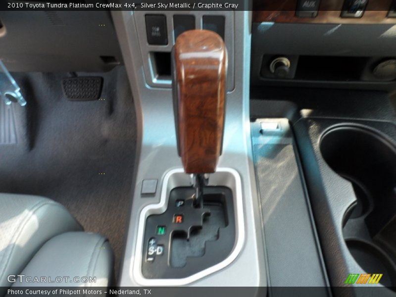 Silver Sky Metallic / Graphite Gray 2010 Toyota Tundra Platinum CrewMax 4x4