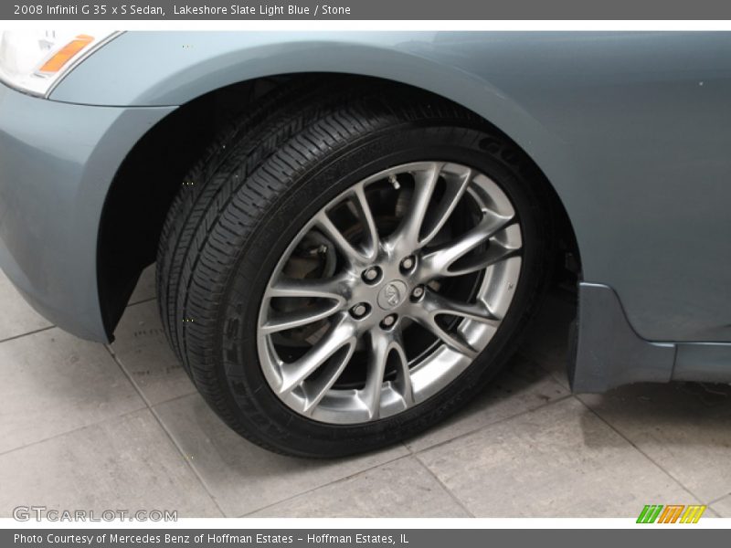Lakeshore Slate Light Blue / Stone 2008 Infiniti G 35 x S Sedan