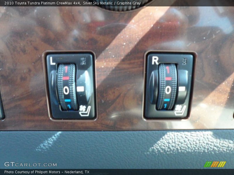 Silver Sky Metallic / Graphite Gray 2010 Toyota Tundra Platinum CrewMax 4x4