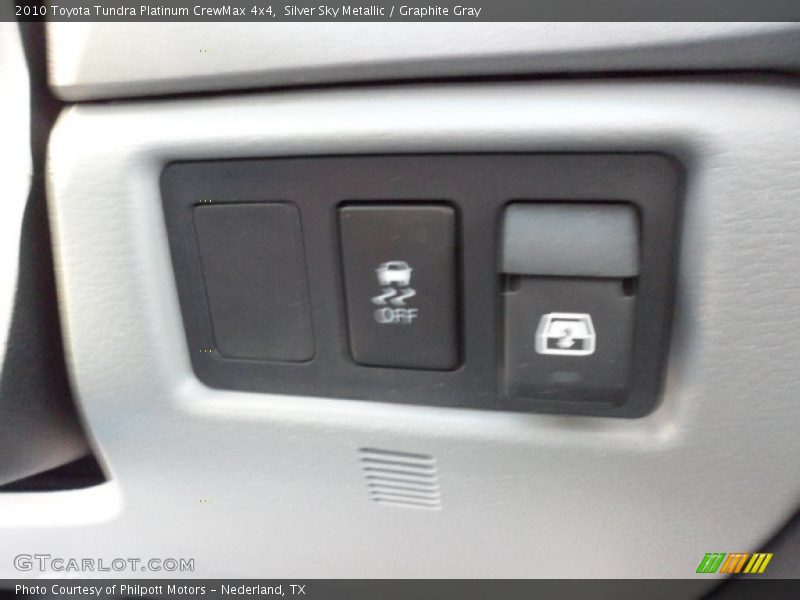 Silver Sky Metallic / Graphite Gray 2010 Toyota Tundra Platinum CrewMax 4x4