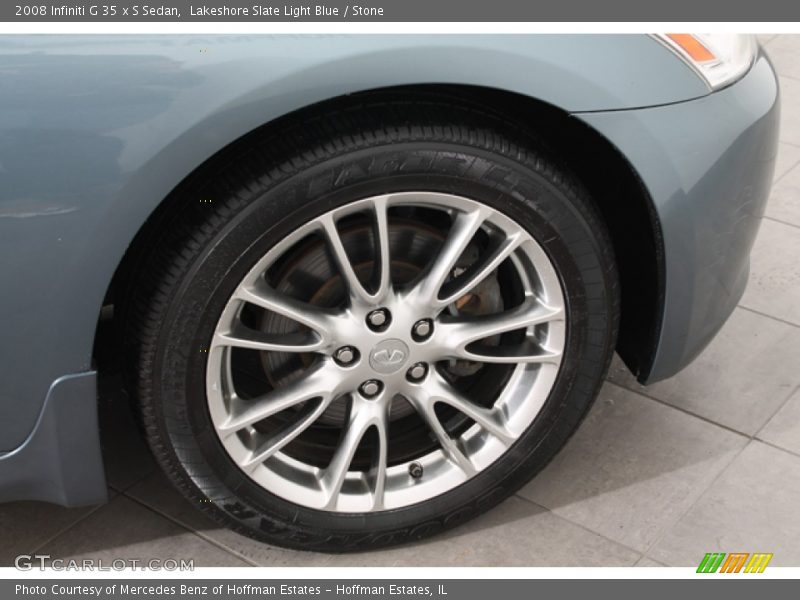 Lakeshore Slate Light Blue / Stone 2008 Infiniti G 35 x S Sedan