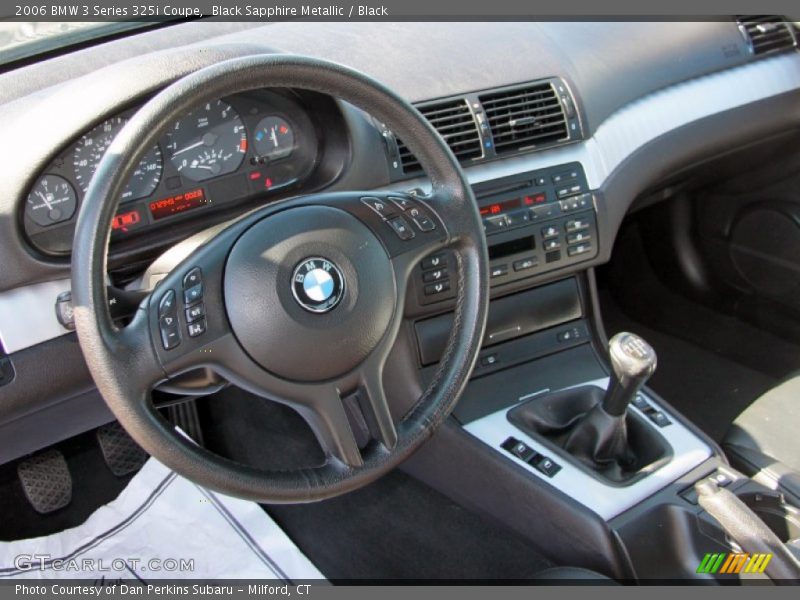 Black Sapphire Metallic / Black 2006 BMW 3 Series 325i Coupe