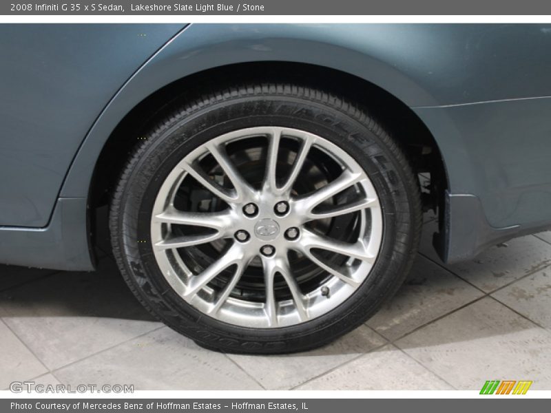 Lakeshore Slate Light Blue / Stone 2008 Infiniti G 35 x S Sedan