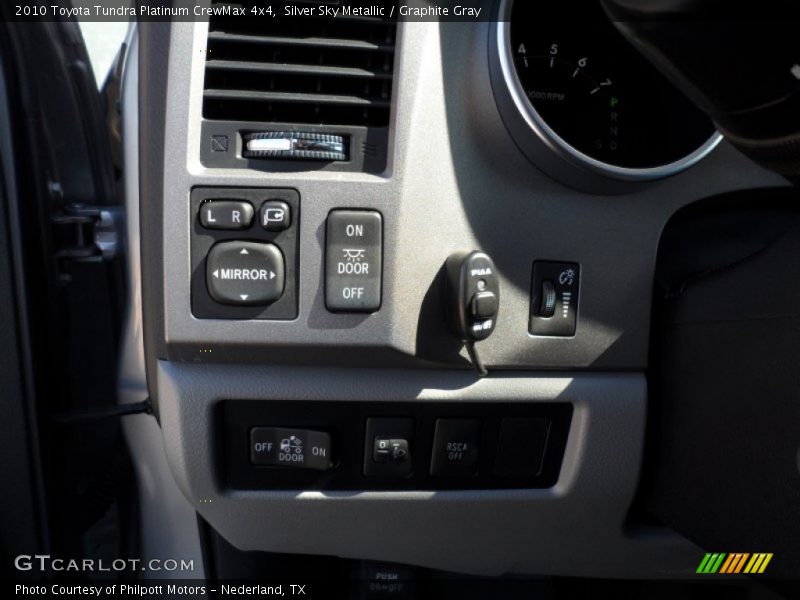 Silver Sky Metallic / Graphite Gray 2010 Toyota Tundra Platinum CrewMax 4x4