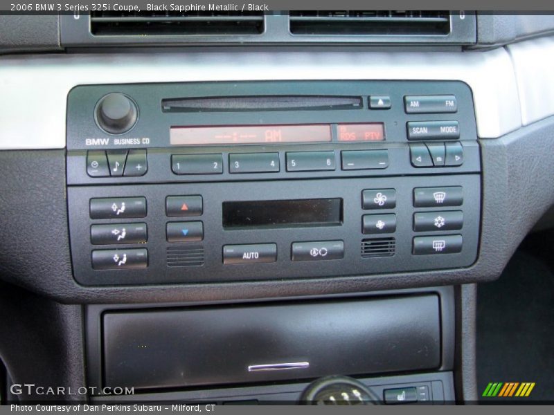 Black Sapphire Metallic / Black 2006 BMW 3 Series 325i Coupe
