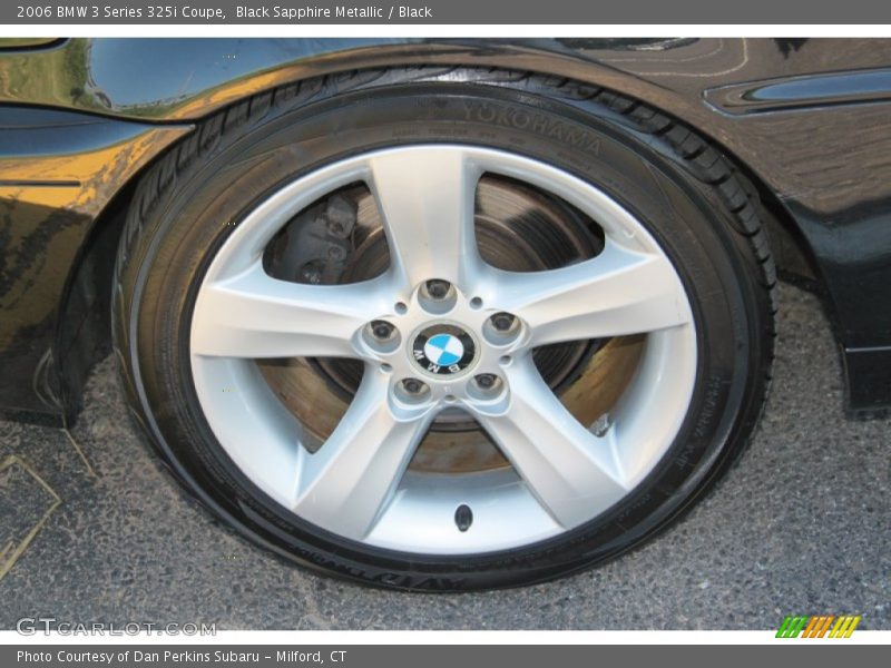 Black Sapphire Metallic / Black 2006 BMW 3 Series 325i Coupe