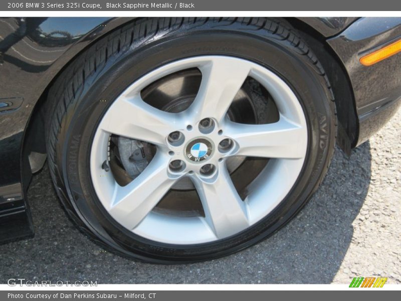 Black Sapphire Metallic / Black 2006 BMW 3 Series 325i Coupe