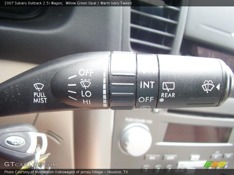 Willow Green Opal / Warm Ivory Tweed 2007 Subaru Outback 2.5i Wagon