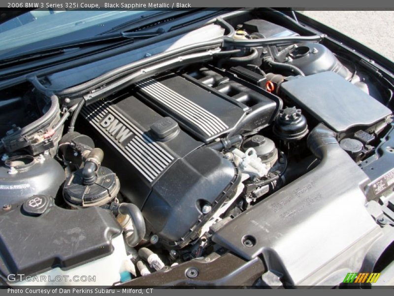 Black Sapphire Metallic / Black 2006 BMW 3 Series 325i Coupe