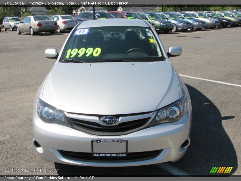 Spark Silver Metallic / Carbon Black 2011 Subaru Impreza 2.5i Sedan