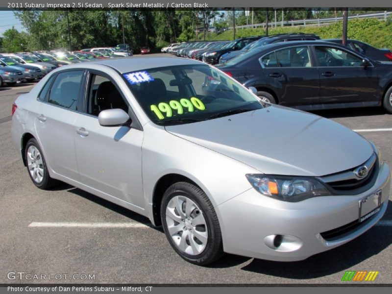 Spark Silver Metallic / Carbon Black 2011 Subaru Impreza 2.5i Sedan