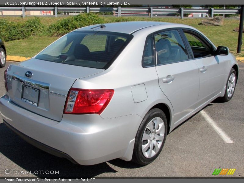Spark Silver Metallic / Carbon Black 2011 Subaru Impreza 2.5i Sedan