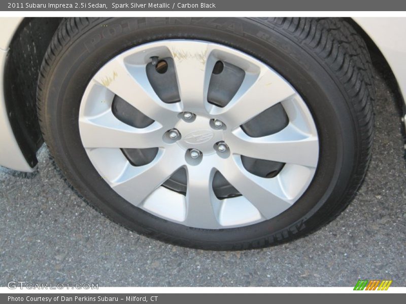 Spark Silver Metallic / Carbon Black 2011 Subaru Impreza 2.5i Sedan