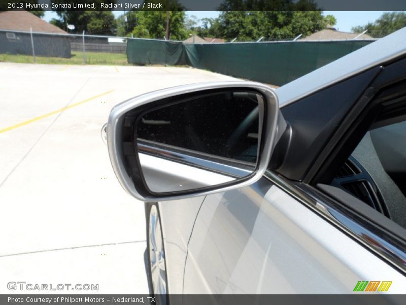 Radiant Silver / Black 2013 Hyundai Sonata Limited