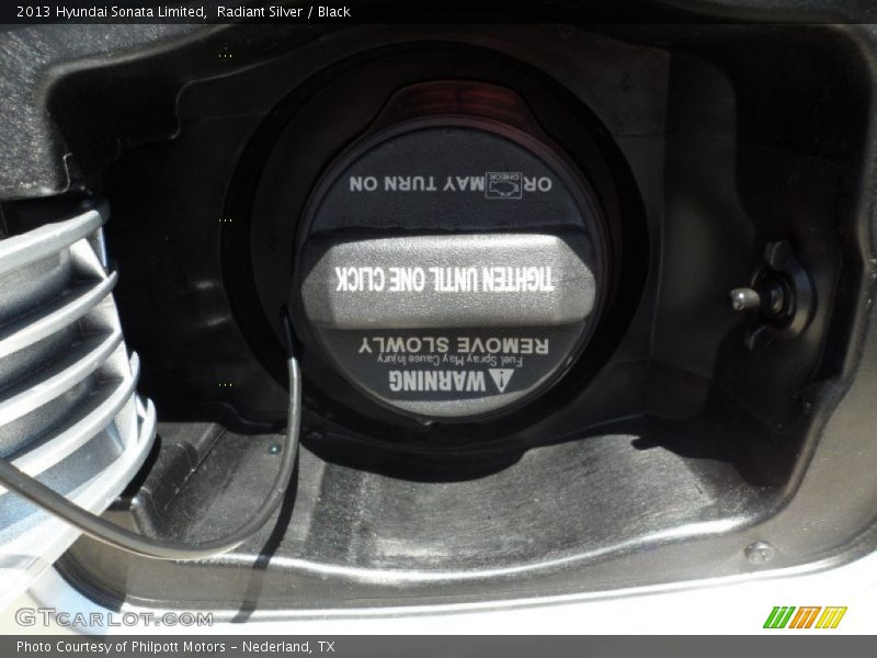 Radiant Silver / Black 2013 Hyundai Sonata Limited