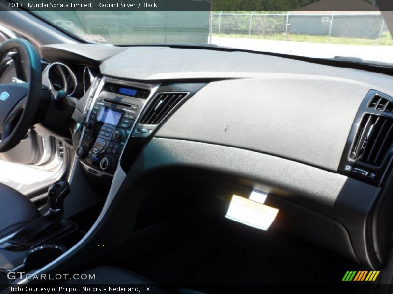 Radiant Silver / Black 2013 Hyundai Sonata Limited