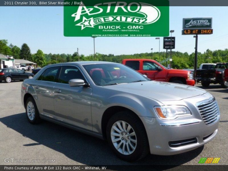 Billet Silver Metallic / Black 2011 Chrysler 300