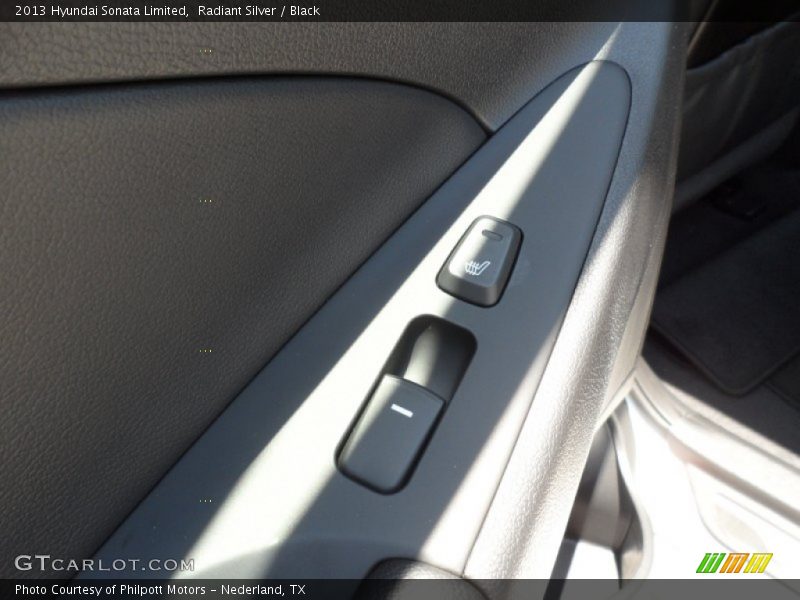 Radiant Silver / Black 2013 Hyundai Sonata Limited