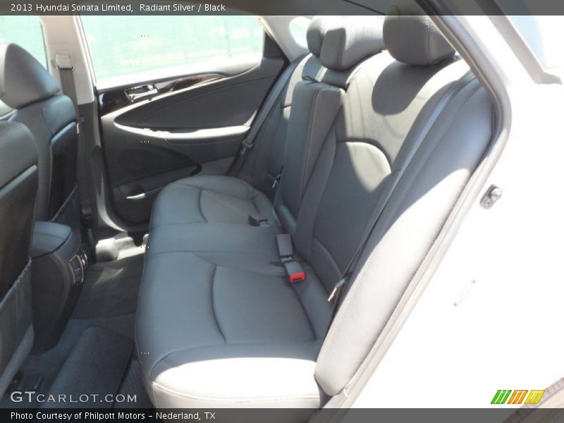 Radiant Silver / Black 2013 Hyundai Sonata Limited