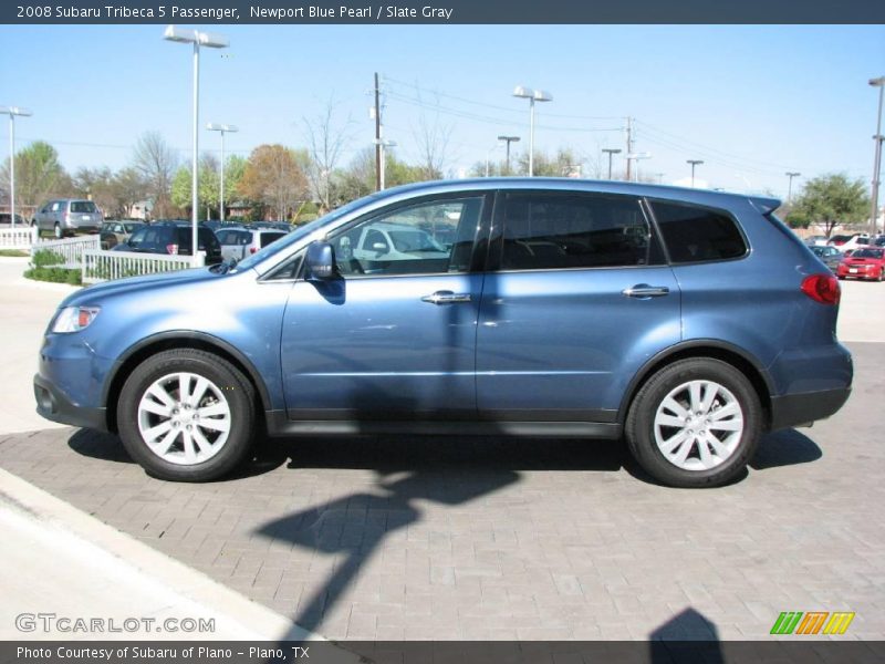 Newport Blue Pearl / Slate Gray 2008 Subaru Tribeca 5 Passenger