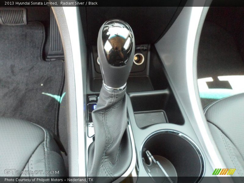 Radiant Silver / Black 2013 Hyundai Sonata Limited