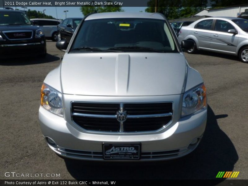 Bright Silver Metallic / Dark Slate Gray 2011 Dodge Caliber Heat