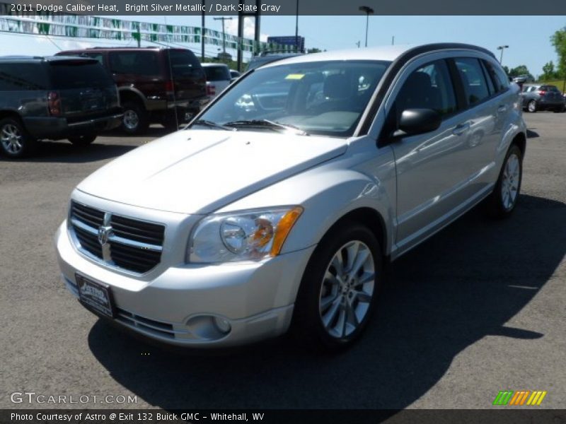Bright Silver Metallic / Dark Slate Gray 2011 Dodge Caliber Heat