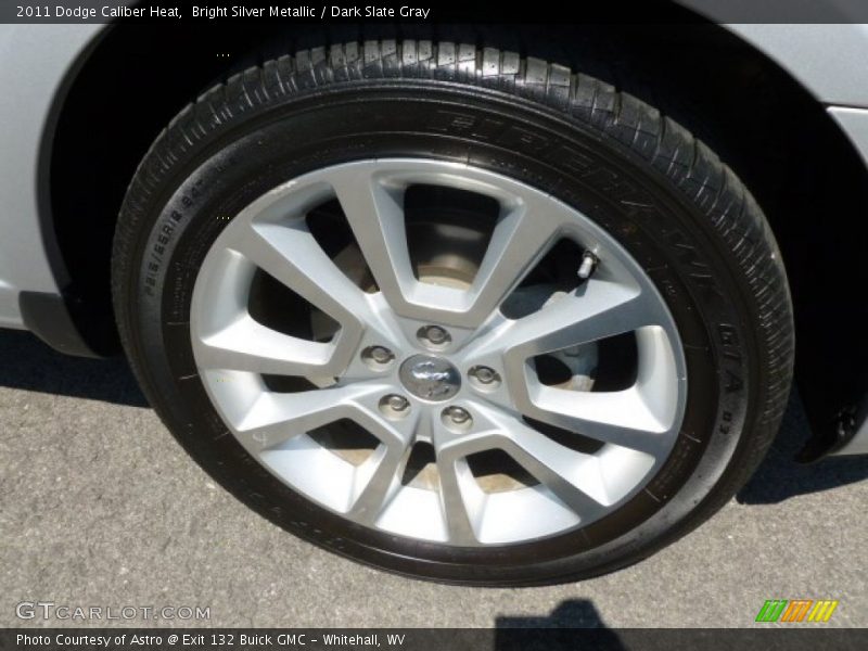 Bright Silver Metallic / Dark Slate Gray 2011 Dodge Caliber Heat