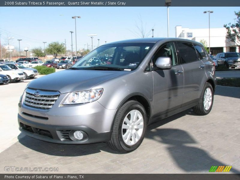 Quartz Silver Metallic / Slate Gray 2008 Subaru Tribeca 5 Passenger