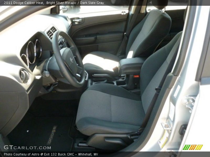 Bright Silver Metallic / Dark Slate Gray 2011 Dodge Caliber Heat