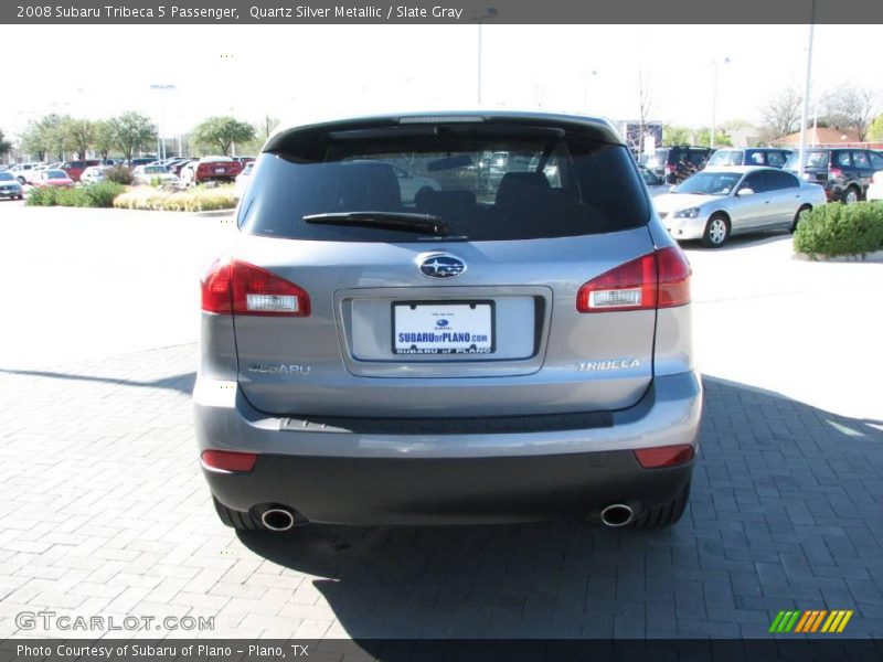 Quartz Silver Metallic / Slate Gray 2008 Subaru Tribeca 5 Passenger