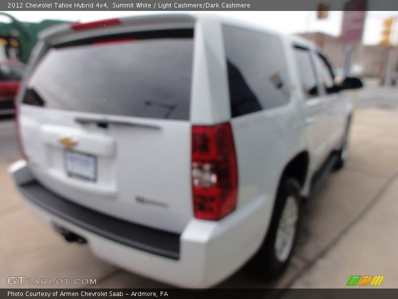 Summit White / Light Cashmere/Dark Cashmere 2012 Chevrolet Tahoe Hybrid 4x4