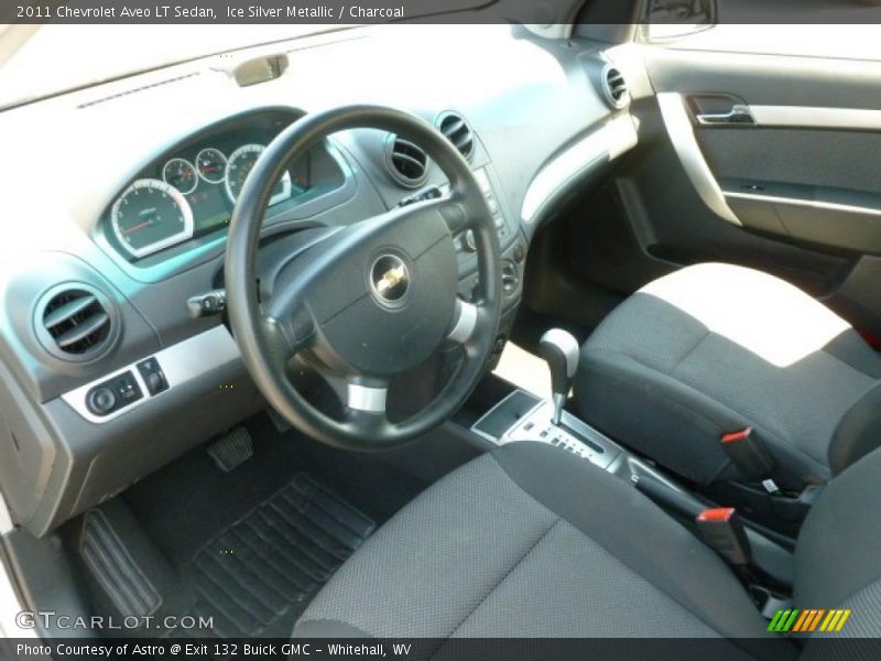 Ice Silver Metallic / Charcoal 2011 Chevrolet Aveo LT Sedan
