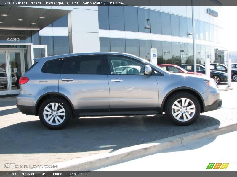 Quartz Silver Metallic / Slate Gray 2008 Subaru Tribeca 5 Passenger