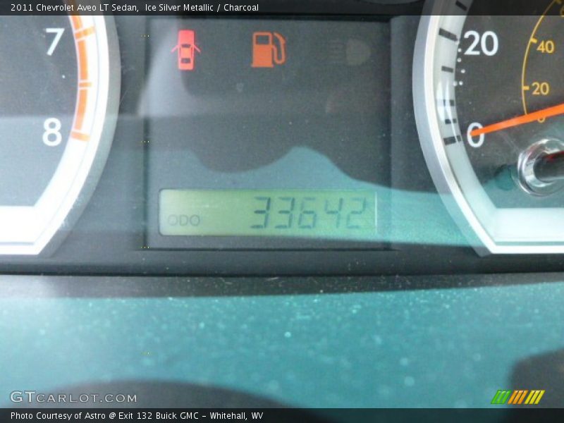 Ice Silver Metallic / Charcoal 2011 Chevrolet Aveo LT Sedan