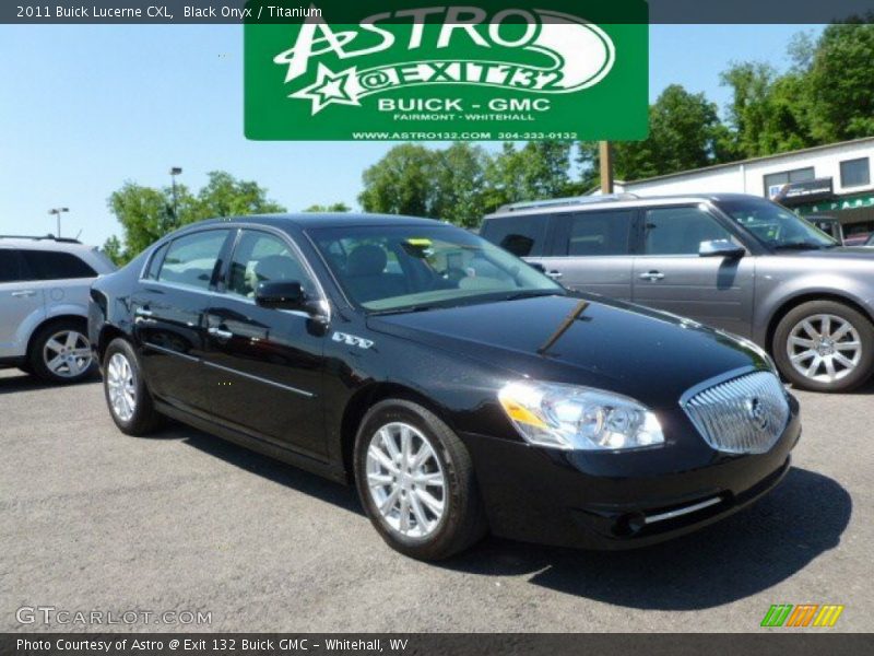 Black Onyx / Titanium 2011 Buick Lucerne CXL