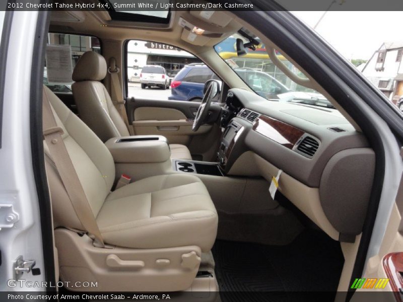  2012 Tahoe Hybrid 4x4 Light Cashmere/Dark Cashmere Interior