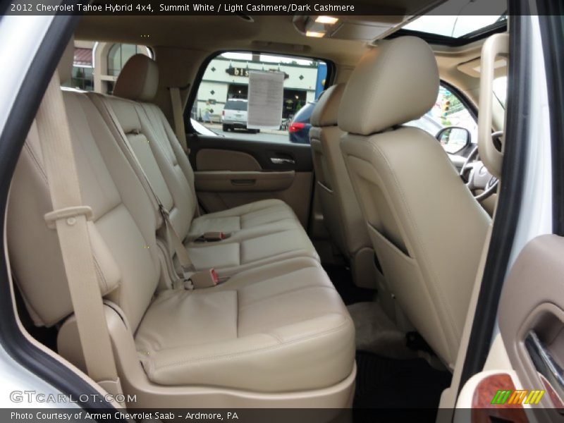  2012 Tahoe Hybrid 4x4 Light Cashmere/Dark Cashmere Interior