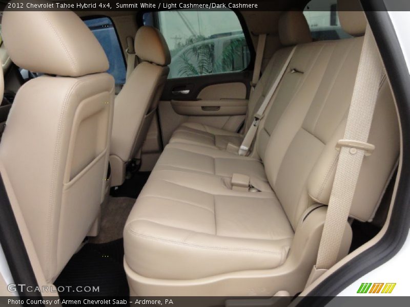 Rear Seat of 2012 Tahoe Hybrid 4x4