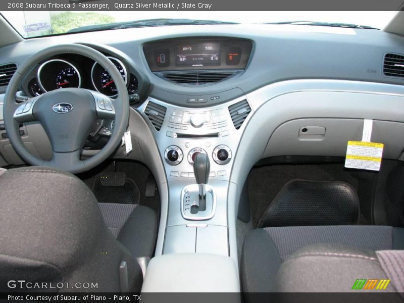 Quartz Silver Metallic / Slate Gray 2008 Subaru Tribeca 5 Passenger