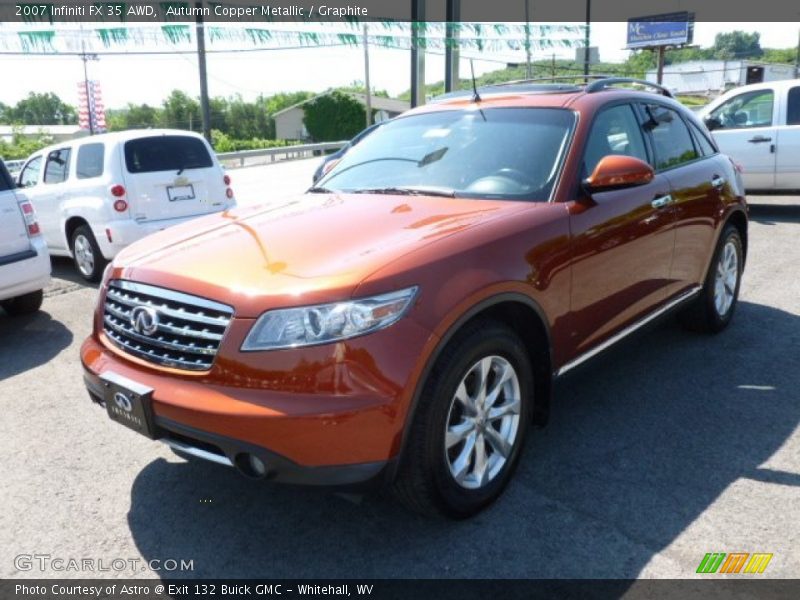 Autumn Copper Metallic / Graphite 2007 Infiniti FX 35 AWD